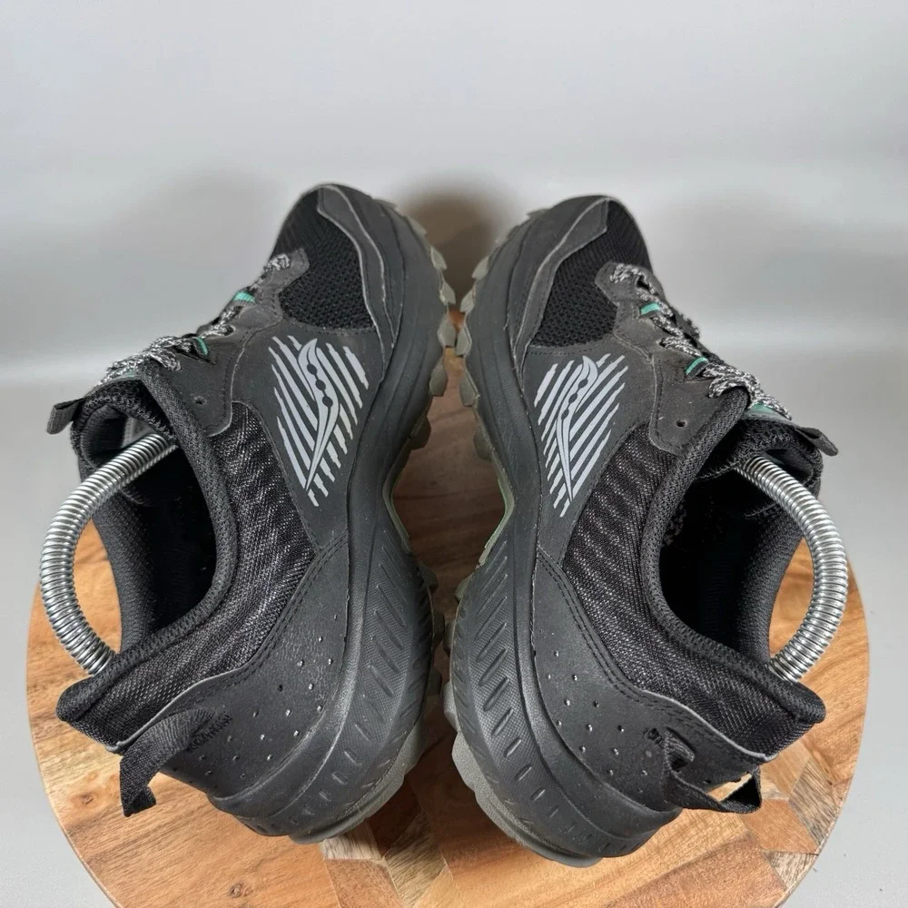 Saucony Excursion TR15 Womens Size 9.5 W Black Athletic Running‎ Shoes Sneakers